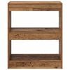 vidaXL Book Cabinet Old Wood 60 x 30 x 72 cm Engineered Wood