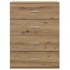 vidaXL Sideboard Artisan Oak 60 x 39 x 80 cm Engineered Wood