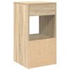 vidaXL Bedside Cabinets with Drawer 2 pcs Sonoma Oak 35x34x66.5 cm