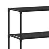vidaXL 2-Tier Storage Rack over Toilet Black 53.5x28x143 cm Iron