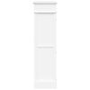 vidaXL Shoe Cabinet White 50x28x98 cm Paulownia Wood