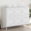 vidaXL Sideboard White 100.5x39x79 cm Steel