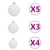 vidaXL Artificial Pre-lit Christmas Tree with Ball Set 180cm 564 Branches
