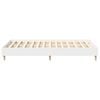 vidaXL Bed Frame No Mattress White 120x190 cm Small Double Engineered Wood