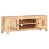 vidaXL TV Cabinet 120x30x40 cm Rough Mango Wood