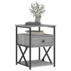 vidaXL Bedside Cabinets 2 pcs Grey Sonoma 40x42x55 cm Engineered Wood