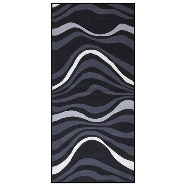 vidaXL Carpet Runner Black 80x200 cm