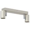 vidaXL Ceiling Spotlight Brushed nickel 26 x 6.5 x 11.5 cm Steel