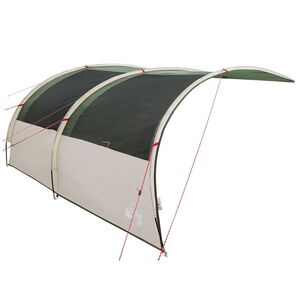 vidaXL Water Resistant Tarp Arch with Roof 260 x 350 x 260 cm