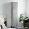 vidaXL Highboard Concrete Grey 34.5x34x180 cm Engineered Wood
