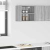 vidaXL Hanging Cabinet Grey Sonoma 40 x 29.5 x 40 cm Engineered Wood