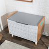 KidKraft Kid Toy Box Mid-Century Modern Grey 73.99x46x55.88 cm