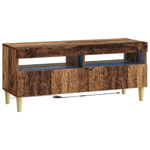 vidaXL LED TV Cabinet Old Wood Engineered Wood