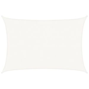 vidaXL Sunshade Sail HDPE Rectangular 4x6 m White
