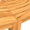 vidaXL Tree Benches 2 pcs Half Round &Oslash;160 cm Solid Wood Teak