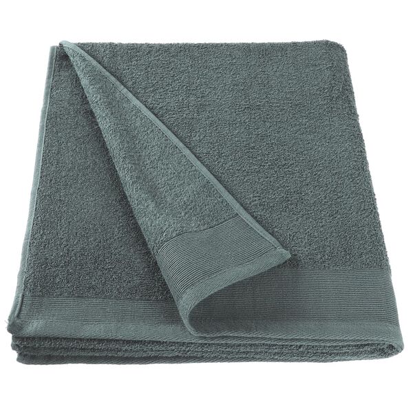 vidaXL Hand Towels 5 pcs Cotton 450 gsm 50x100 cm Green