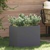 vidaXL Garden Planter Anthracite 50 x 32 x 40 cm Cold-rolled Steel
