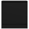 vidaXL Shoe Cabinet Black 60x34x63.5 cm Engineered Wood