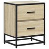 vidaXL Bedside Cabinets 2 pcs Sonoma Oak 40x31x50 cm Engineered Wood
