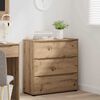 vidaXL Storage Cabinet Artisan Oak 80 x 31 x 81 cm Engineered Wood