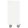 vidaXL Golf Cabinet with Wheel Plain White 65 x 45 x 98 cm