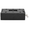 vidaXL Car Safe with Lock Black 22 x 16 x 7 cm Steel