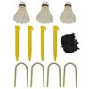 vidaXL Badminton Net Set with Shuttlecocks 500x155 cm