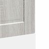 vidaXL Dishwasher Panel Porto Grey Sonoma 60x1.5x67 cm Engineered Wood