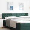vidaXL Headboard with Headboard Dark Green 200 cm Faux Leather