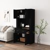 vidaXL Highboard Black Engineered Wood