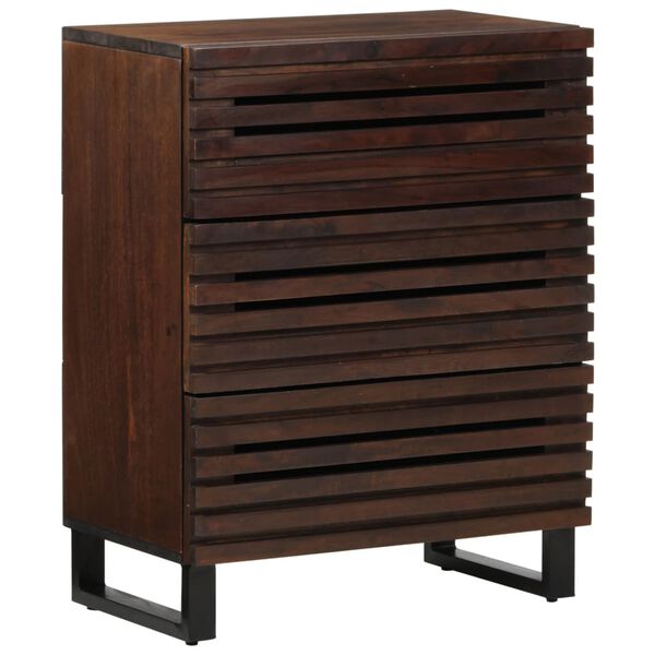 vidaXL Sideboards 2 pcs 60x34x75 cm Solid Wood Mango