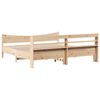 vidaXL Bed Frame with Headboard 180x200 cm Super King Solid Wood Pine