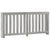 vidaXL Radiator Cover Grey Sonoma 175x20x82 cm Engineered Wood