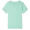 Kids' T-shirt with Short Sleeves Light Green 128