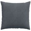 vidaXL Sofa Pillows 2 pcs Dark Grey 45 x 45 cm Corduroy Fabric