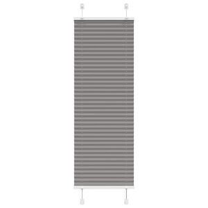 vidaXL Pleated Blind Anthracite 40x100 cm Fabric Width 39,4 cm Polyester