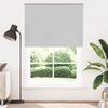 vidaXL Roller Blind Blackout Light Grey 165x210 cm Fabric Width 161.6 cm Polyester