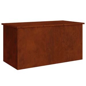 vidaXL Garden Storage Cushion Box Galvanised Steel 100 x 50.5 x 50 cm