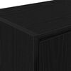 vidaXL Garage Wall Cabinet Black Engineered Wood