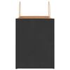 vidaXL Paper Bags 250 pcs with Handles Black 32x22x28 cm