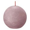 Bolsius Rustic Ball Candles Shine 6 pcs 76x71 mm Ash Rose