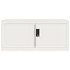 vidaXL File Cabinet White 90x40x180 cm Steel