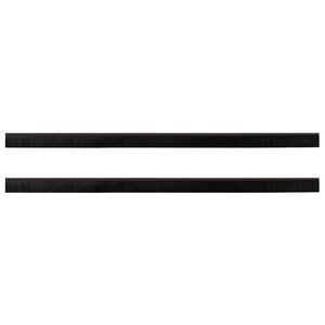 vidaXL Self-adhesive Door Brush Seals 2 pcs Brown 100 cm