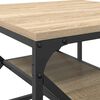 vidaXL Coffee Table Sonoma Oak 51 x 50 x 40 cm