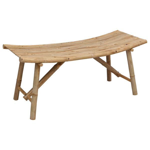 vidaXL Garden Bench Natural 110 x 45 x 50 cm Bamboo