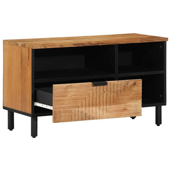 vidaXL TV Units Solid Acacia Wood 80 x 33.5 x 46 cm Engineered wood