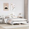 vidaXL Bed Frame without Mattress White 140x200 cm Solid Wood Pine