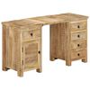vidaXL Pedestal Desk Solid Wood Mango 140x50x77 cm