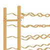 vidaXL Wine Rack for 72 Bottles Gold Metal