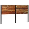 vidaXL Headboard 180 cm Solid Wood Reclaimed and Iron